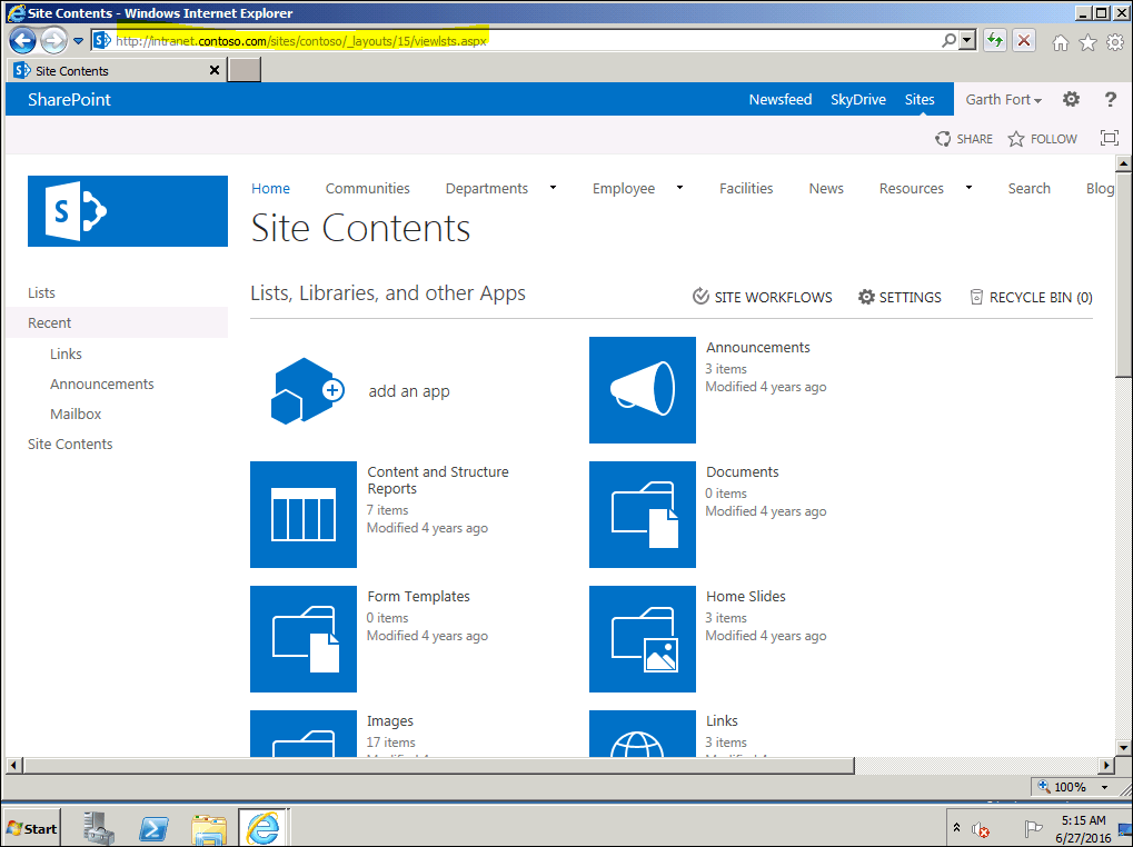 How to check the Description of the Document Library in SharePoint 2013