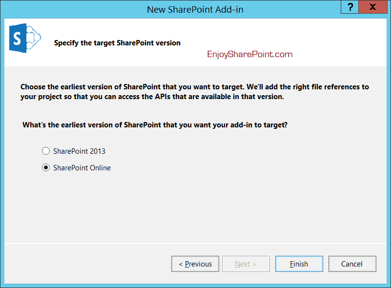 The required version of SharePoint Foundation or SharePoint Server is