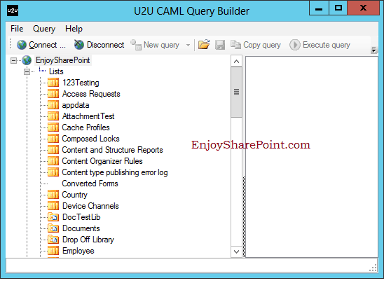 CAML Query Builder for SharePoint EnjoySharePoint