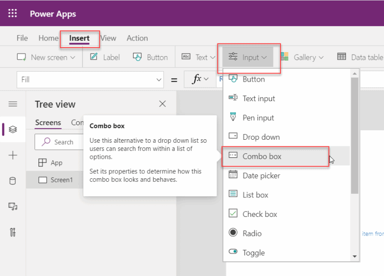 PowerApps Combobox SharePoint List Example EnjoySharePoint
