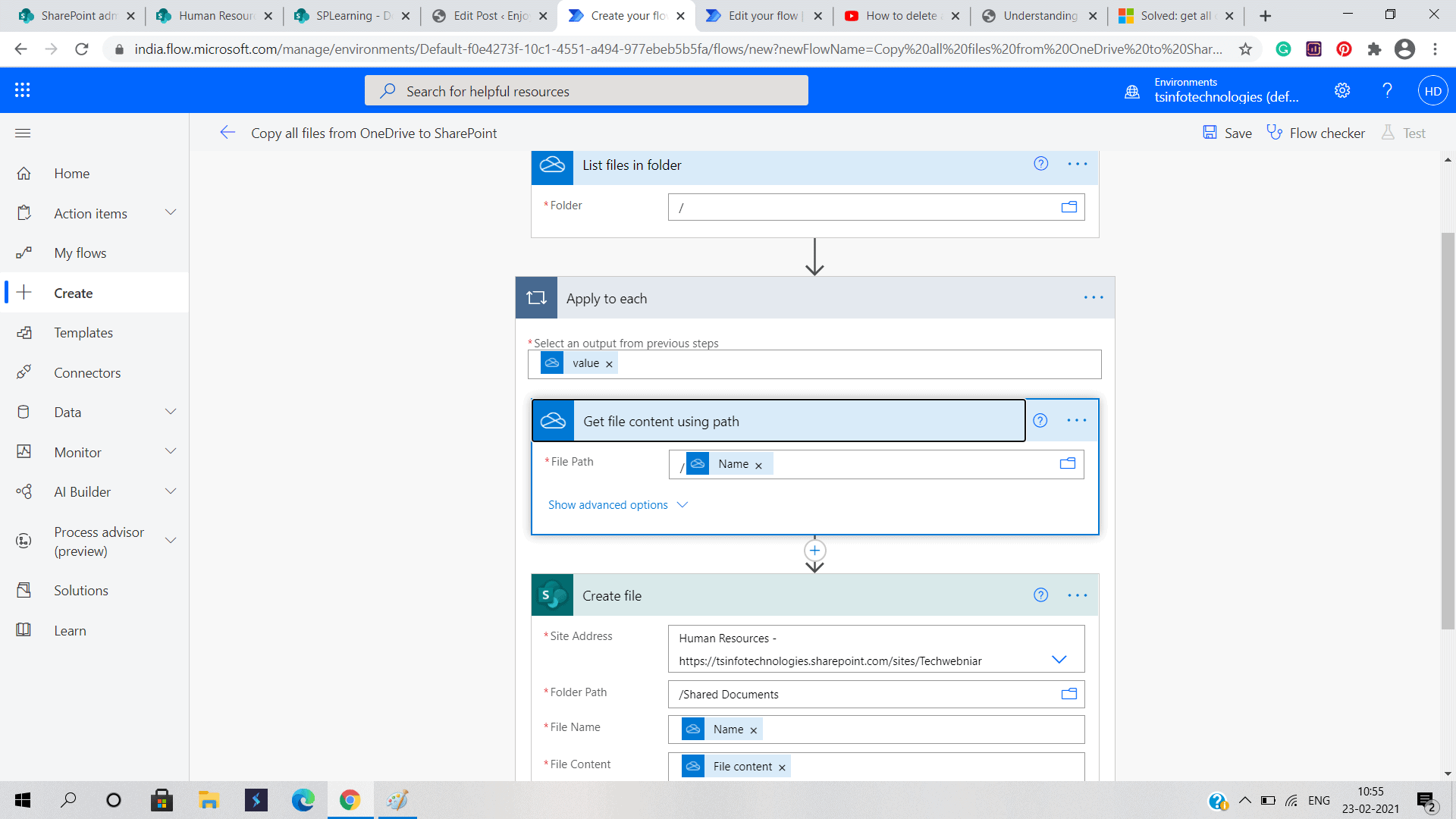 Move files from OneDrive for Business to SharePoint Online Enjoy