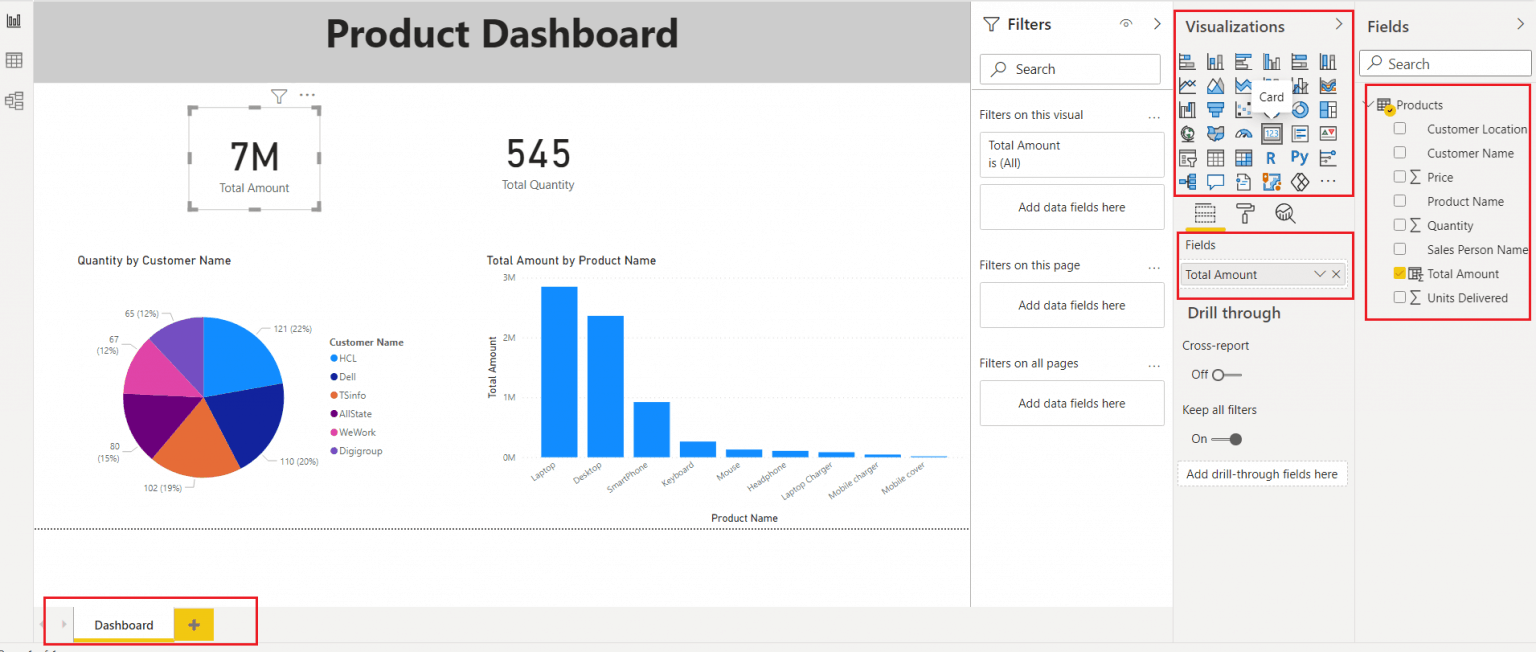 Create A Power Bi Dashboard