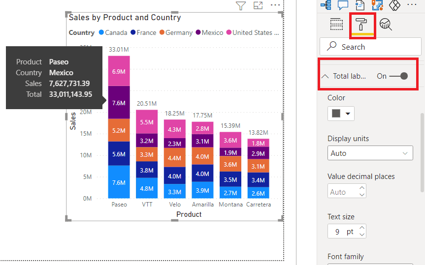 Microsoft Power BI Stacked Column Chart EnjoySharePoint