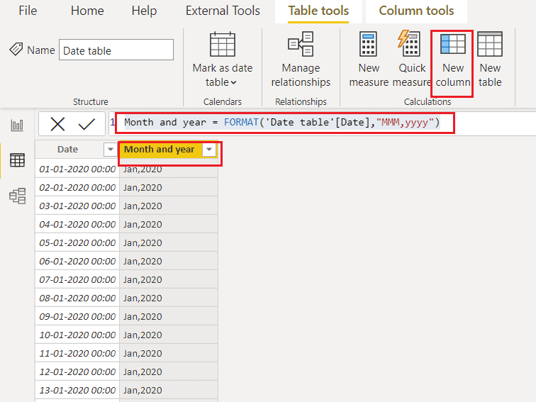Power bi create a date table Complete tutorial EnjoySharePoint