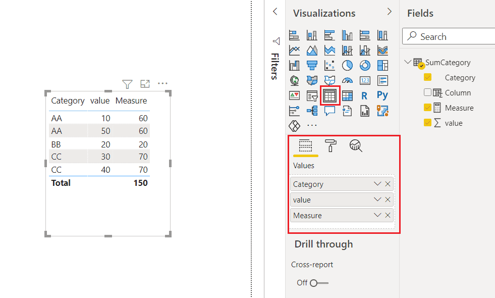 Power bi measure by category + Examples EnjoySharePoint