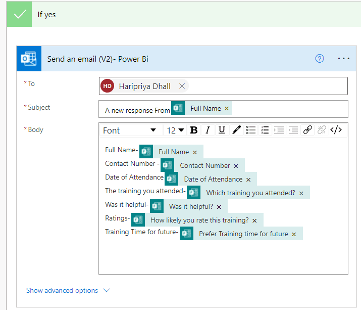 Power Automate send email based on form response EnjoySharePoint