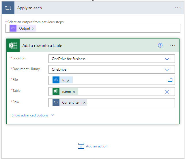 Power Automate export SharePoint list to excel and send an email