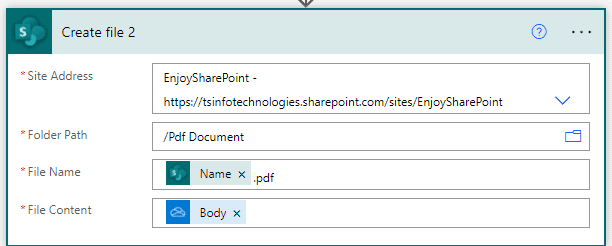 How to convert word to pdf using Power Automate [without a