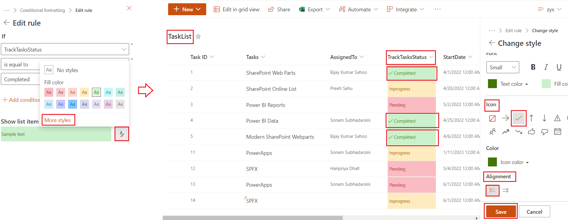 SharePoint column formatting examples Enjoy SharePoint