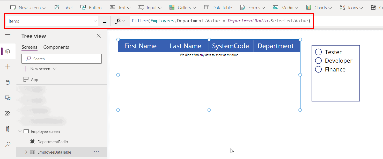 Radio Button Power Apps at Gayla Roach blog