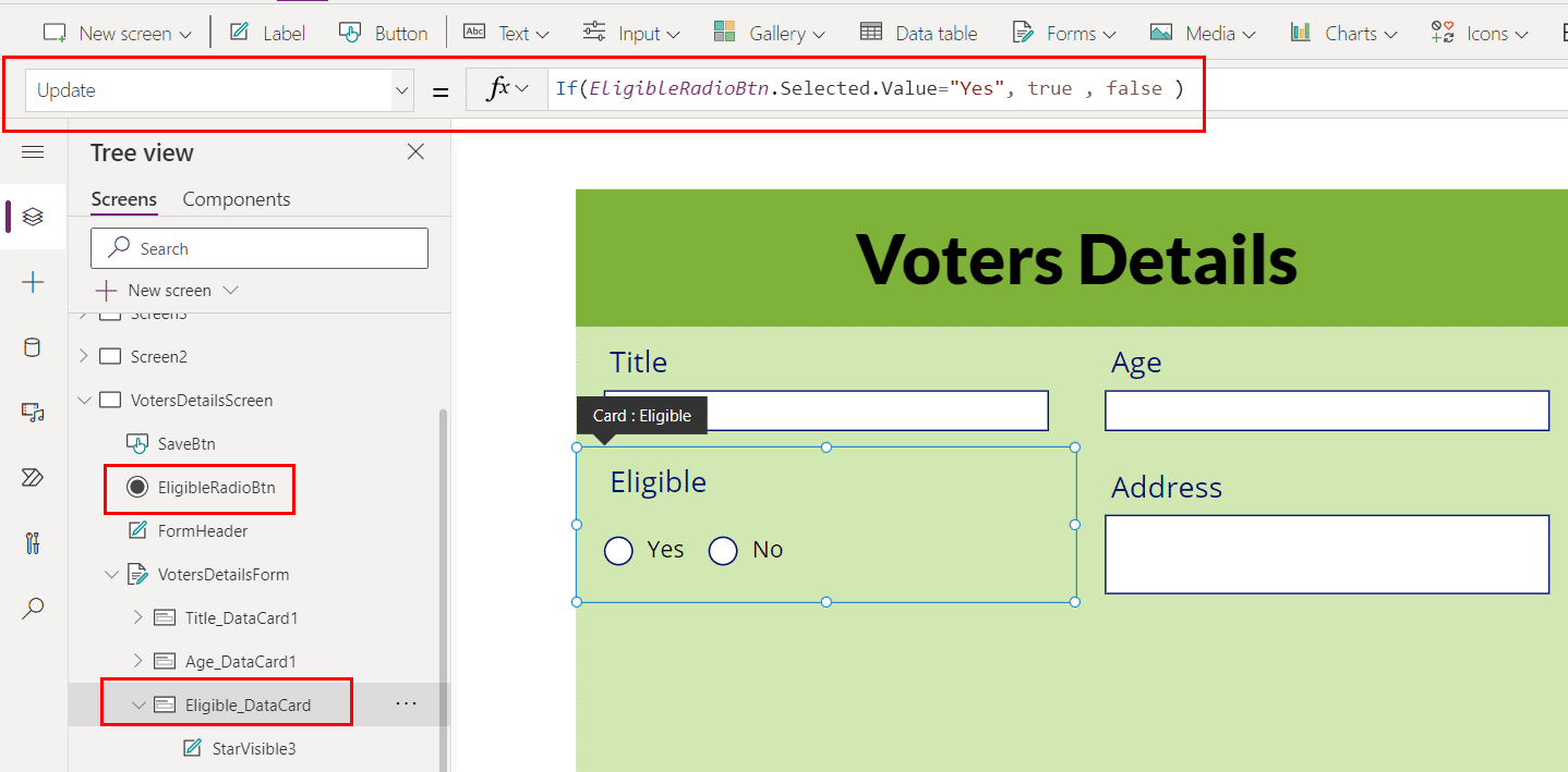 Power Apps Radio Button Enjoy SharePoint