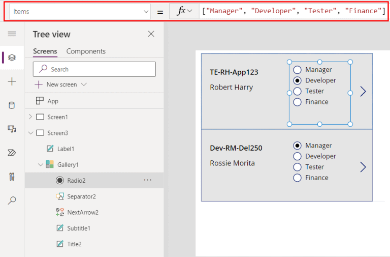 Power Apps Radio Button Enjoy SharePoint