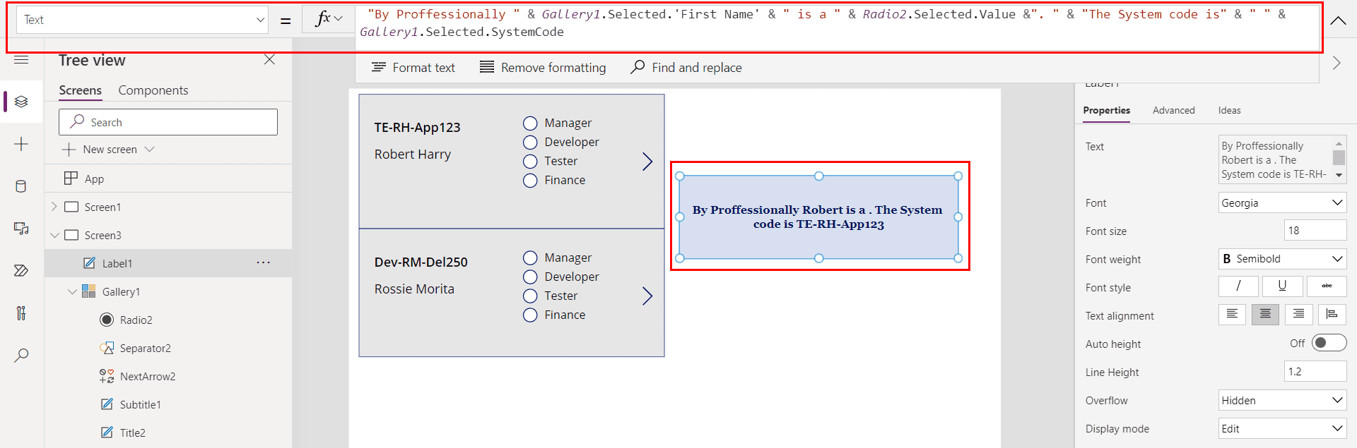 Power Apps Radio Button EnjoySharePoint