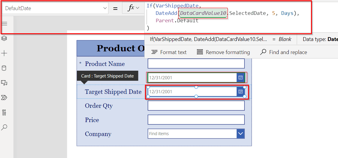 How to set default value in Power Apps data card? Enjoy SharePoint