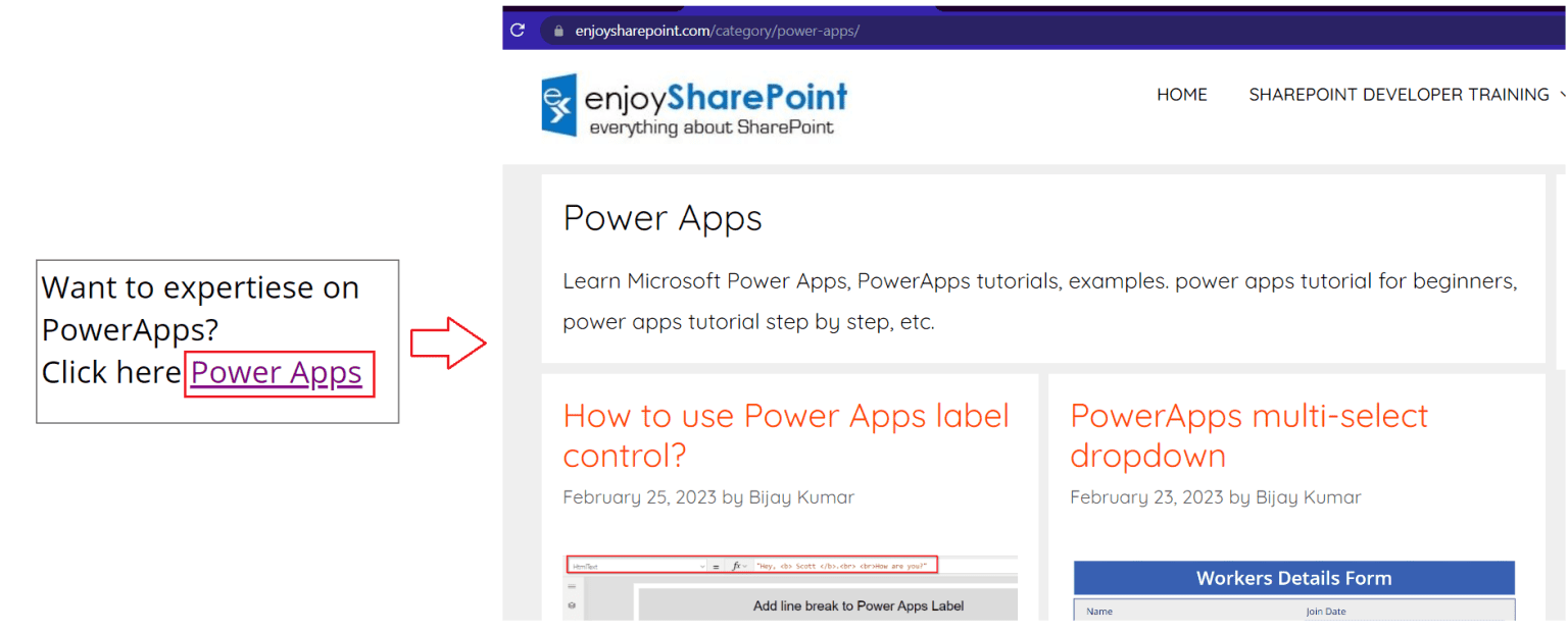 HTML text control in Power Apps Enjoy SharePoint