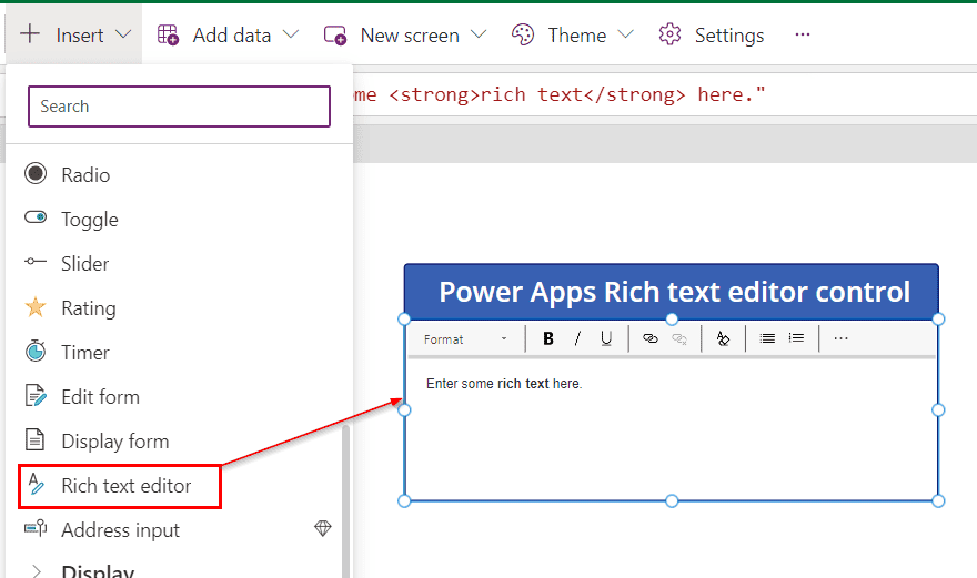 Power Apps Rich text editor control How to use Enjoy SharePoint