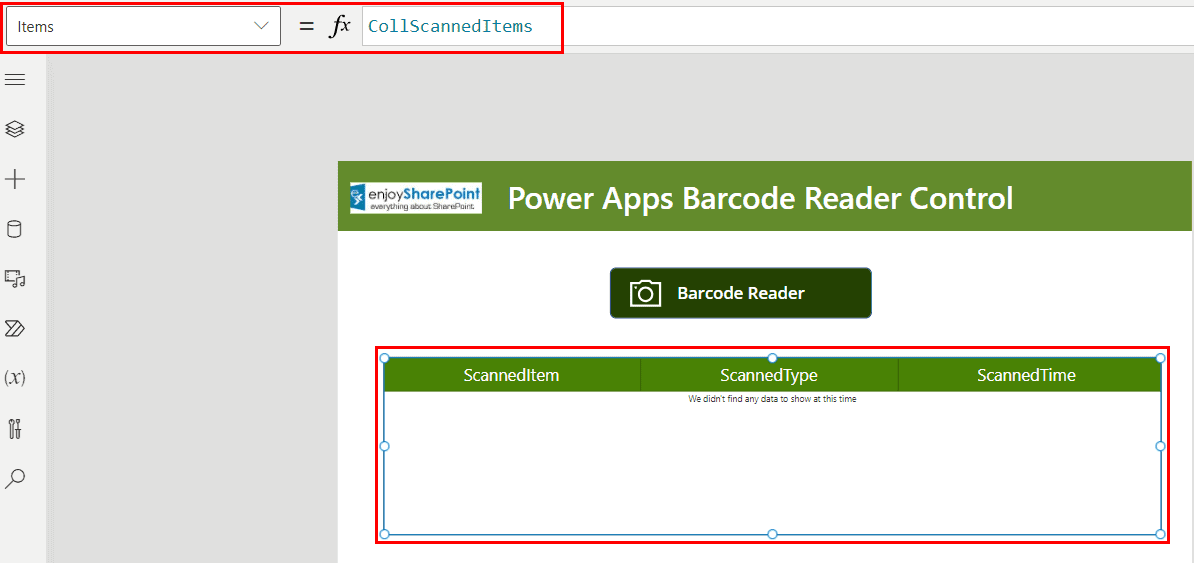 How to work with Power Apps Barcode Reader Control Enjoy SharePoint