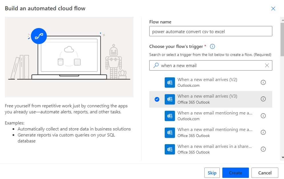 How to Convert CSV to Excel using Power Automate? EnjoySharePoint
