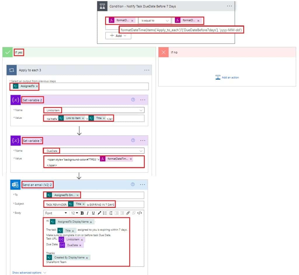 Power Automate Send 7 or 14 Day Task Due Reminder Emails Enjoy SharePoint