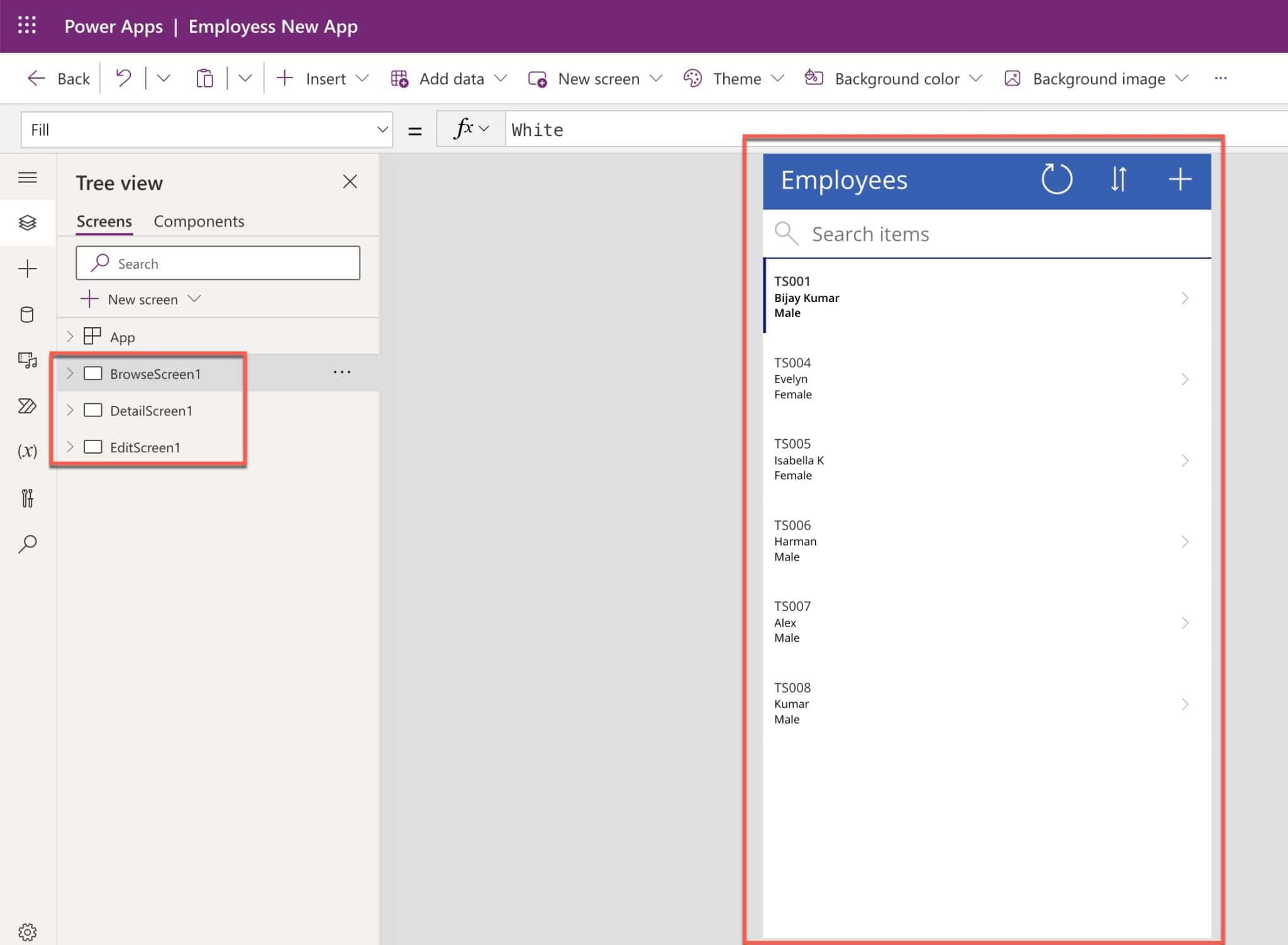 How to Create a Canvas App in Power Apps From a SharePoint List