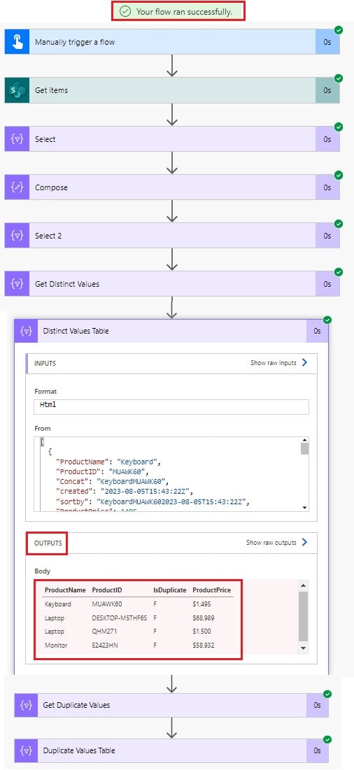 How to Get Distinct Values from SharePoint List using Power Automate