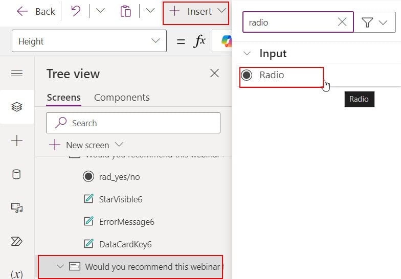 Power Apps Radio Button Control How to Use Enjoy SharePoint