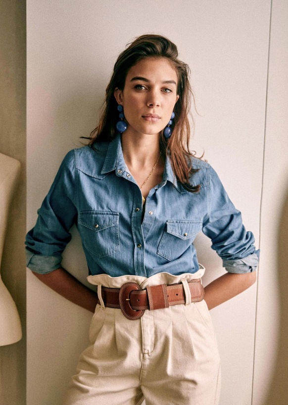 chemise en jean sézane