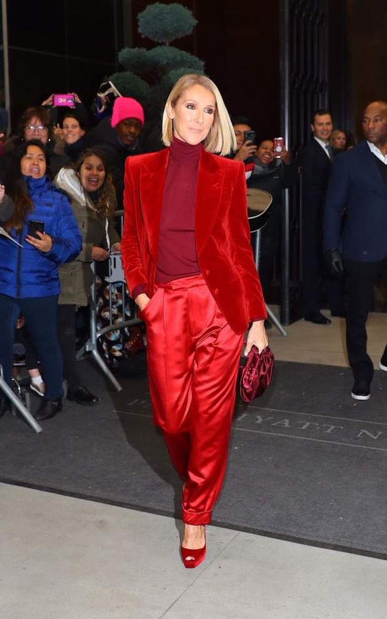 total look rouge