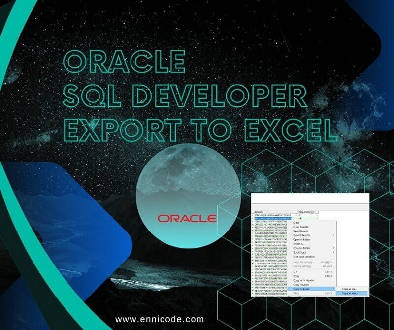 How to Oracle SQL Developer Export to Excel in 3 steps Ennicode