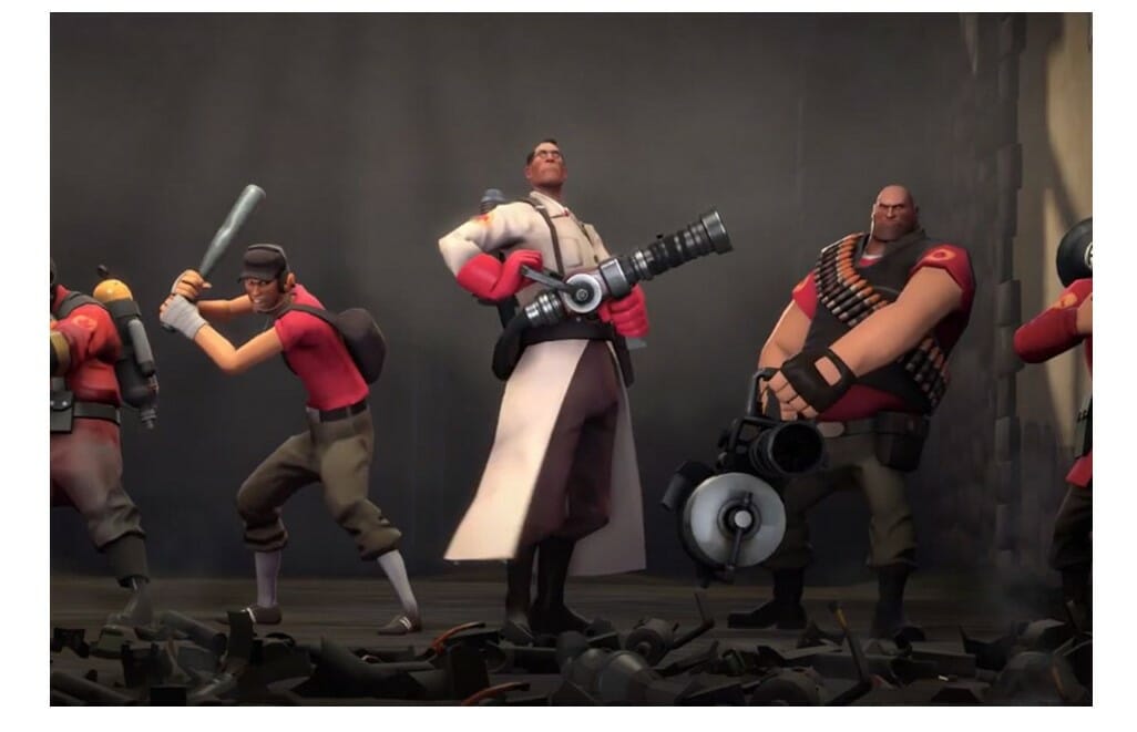 What are the ingame items in Team Fortress 2