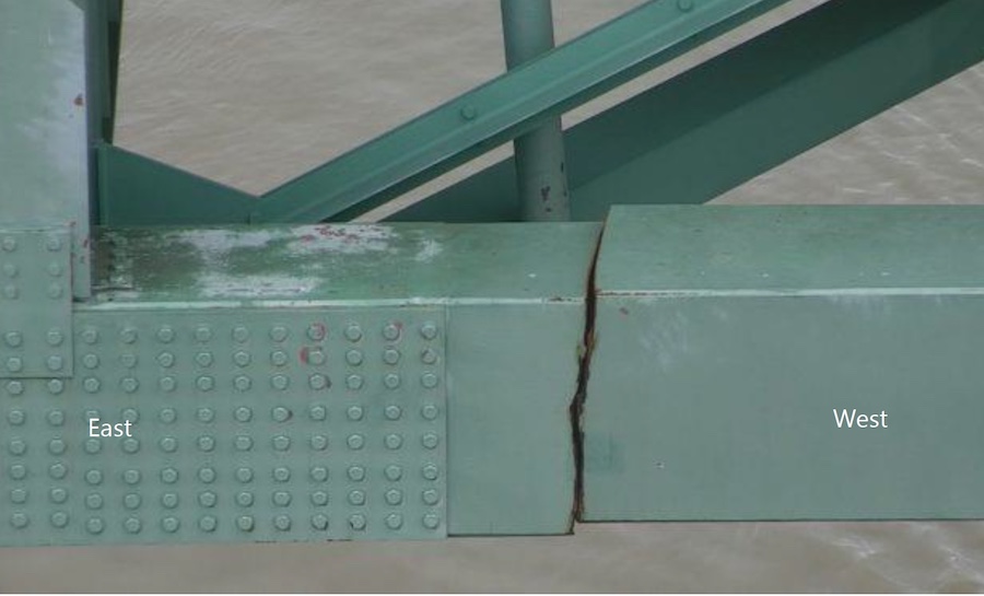 Analysis Traces Mississippi River Bridge Beam Crack to Fabrication