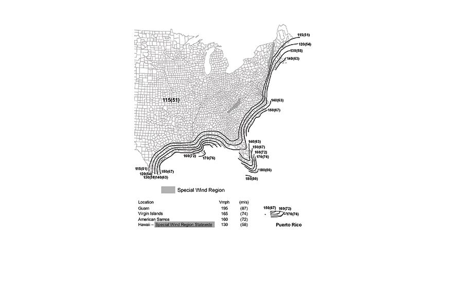 Asce 7-105 Wind Map Code Officials' Advisory Vote Approves Challenged Structural Standard