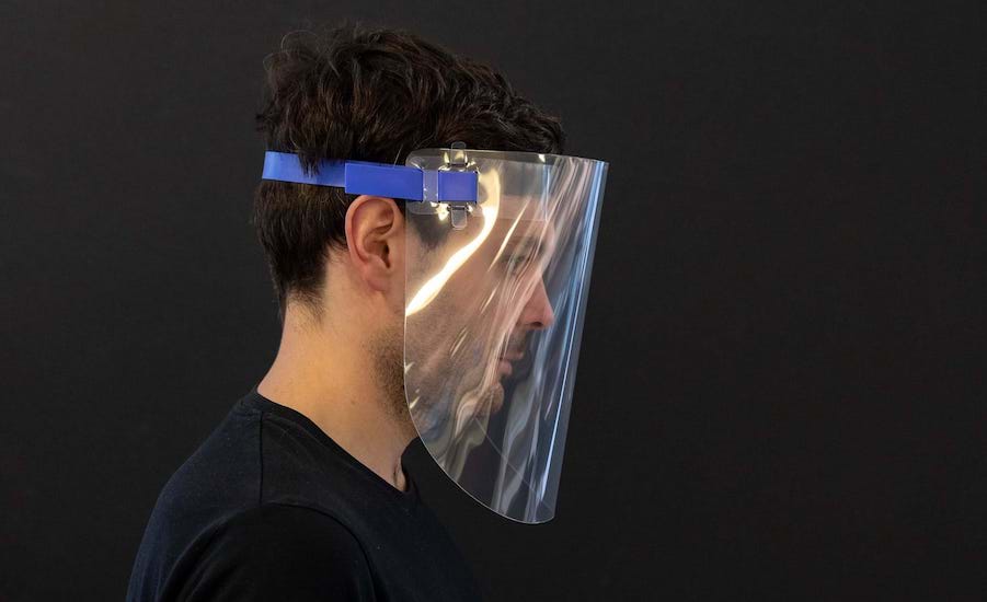 UK Firm Offers QuickMade COVID19 Face Shield Template 20200407 Engineering NewsRecord