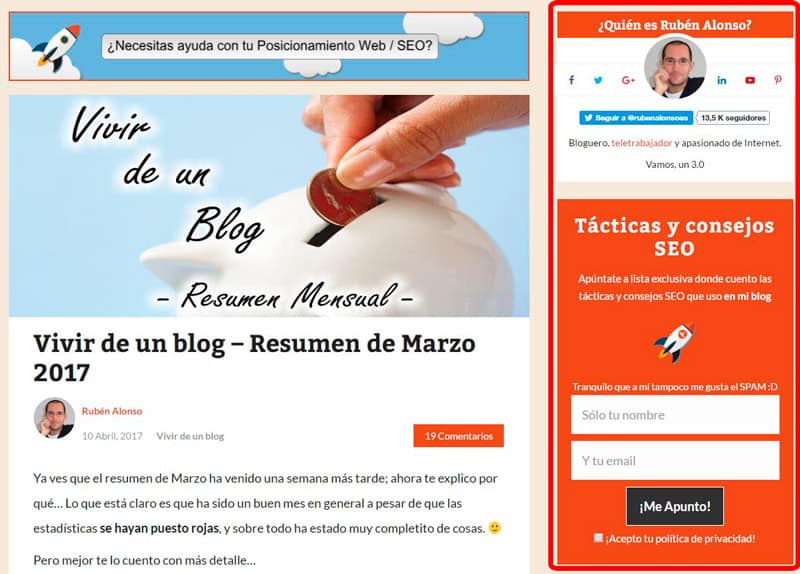 ¿Qué es un sidebar? el blog donde las ideas toman forma