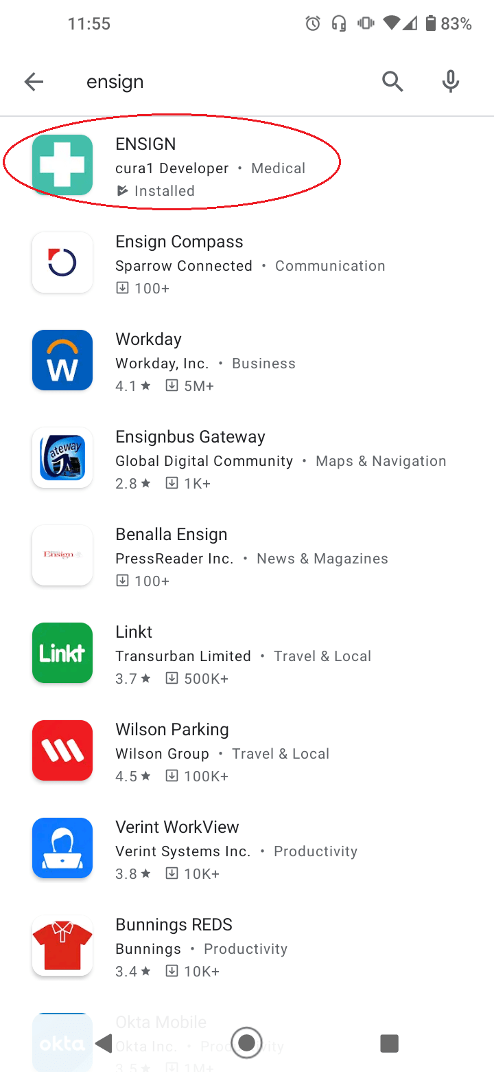 12.7. The Ensign ComCare+ App
