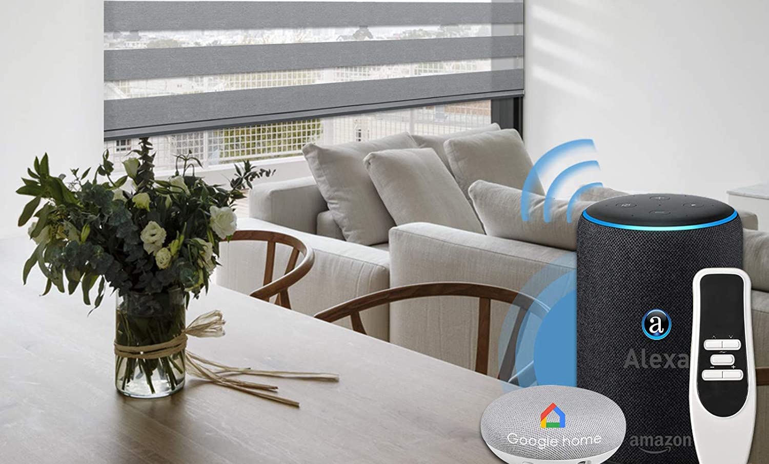 How To Pair Smart Blinds With Alexa and Google Home • Ensmartech