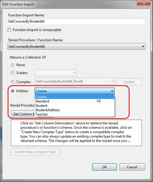 Use Stored Procedure in Entity Framework 6 DB-First Approach