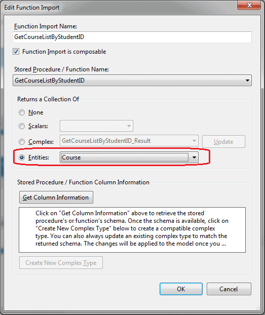TableValued Function in Entity Framework