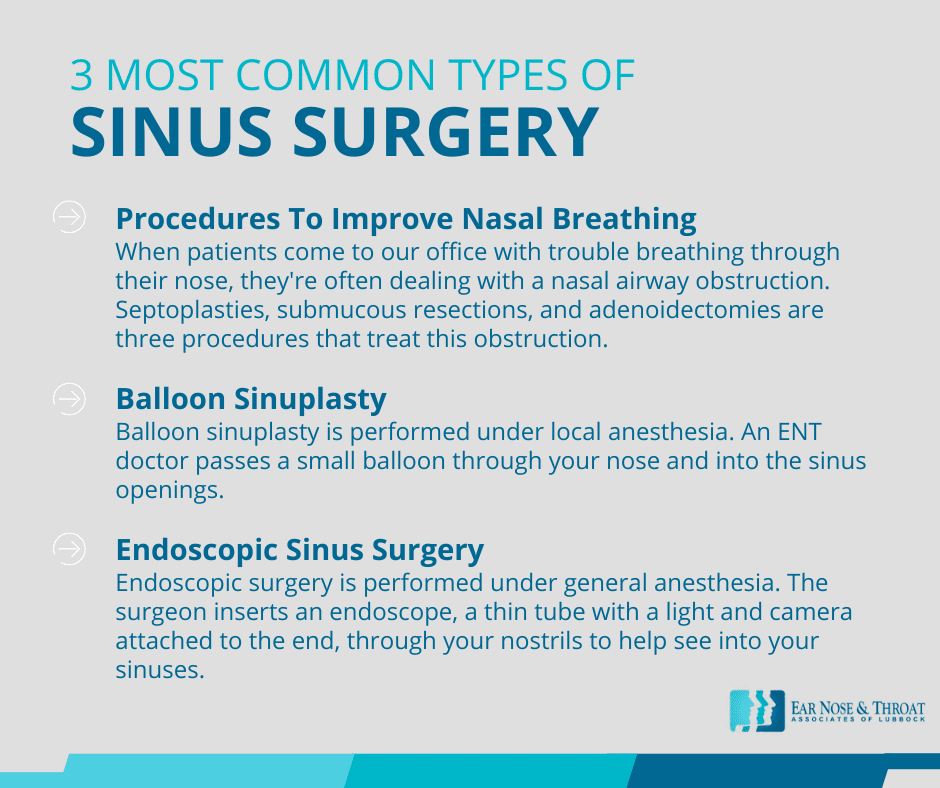 Ear Nose and Throat 3 Types of Sinus Surgery (and Which Is Right for You)