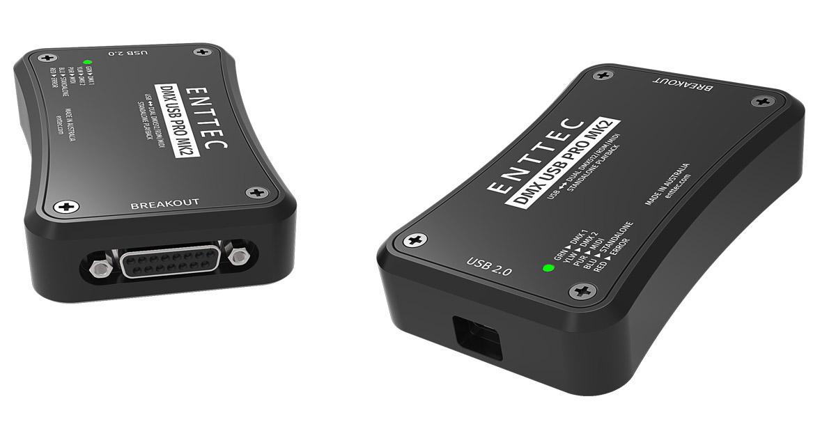 DMX USB Pro Mk2 interface, new standard of DMX Interface ENTTEC