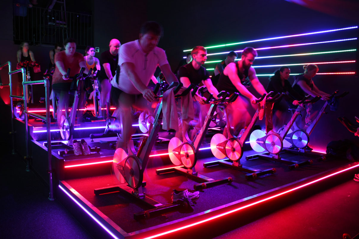 Immersive LED gym ENTTEC ENTTEC