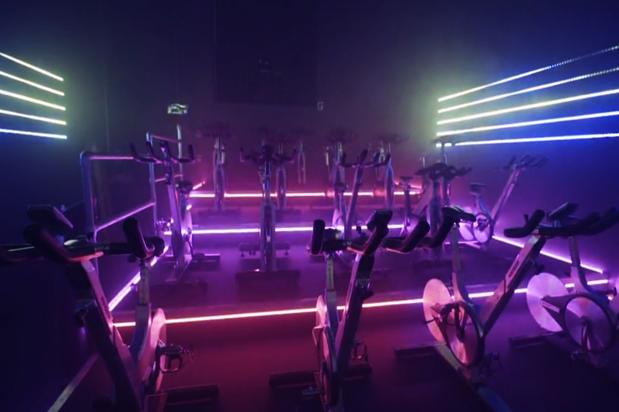 Immersive LED gym ENTTEC ENTTEC