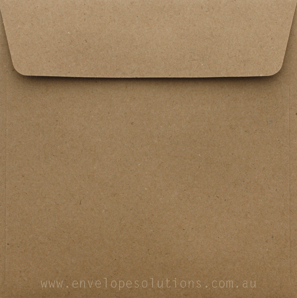 Envelope Solutions Square 160 x 160mm Buffalo Kraft 115gsm Envelopes