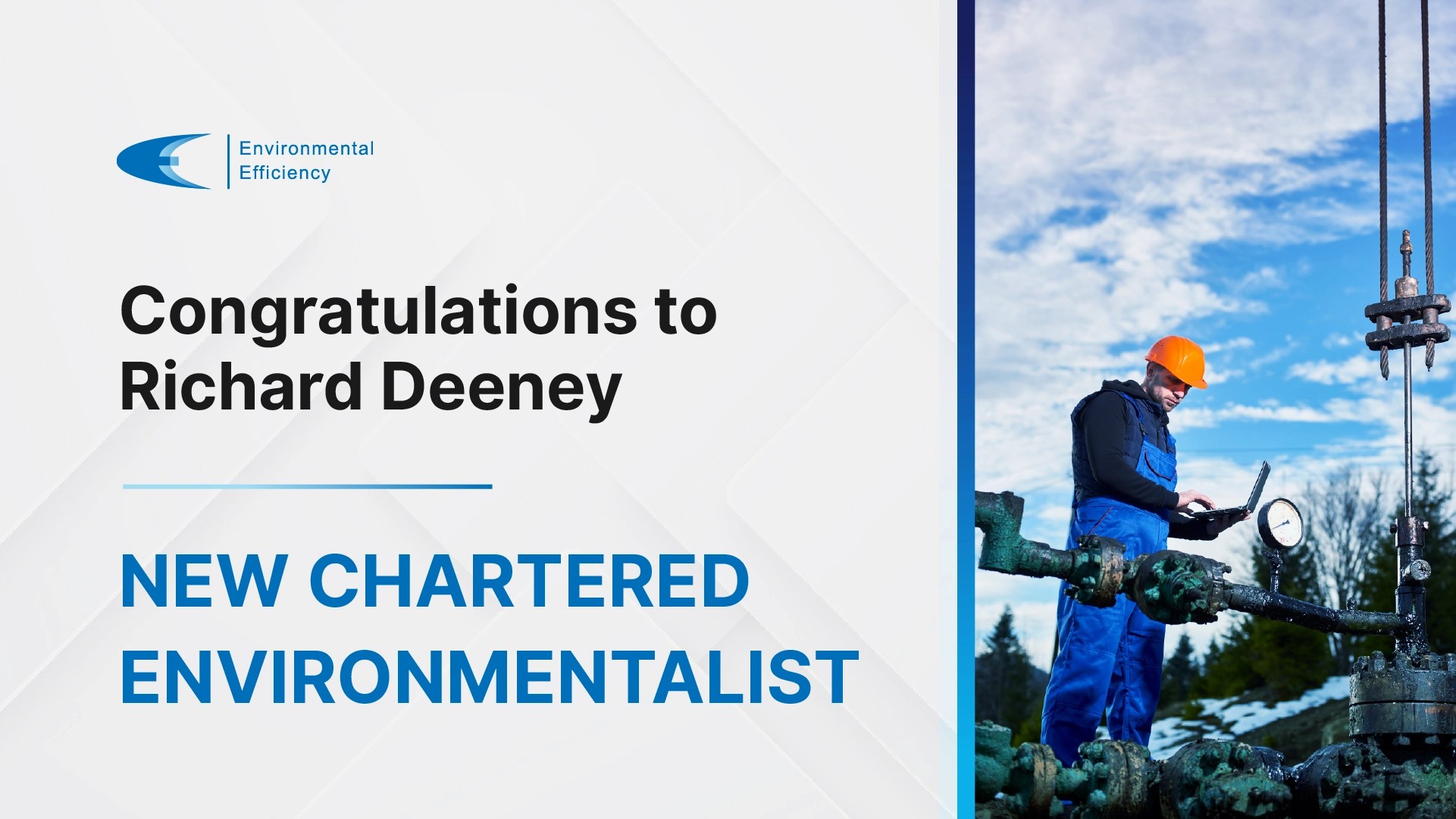 New Chartered Environmentalist Environmental Efficiency