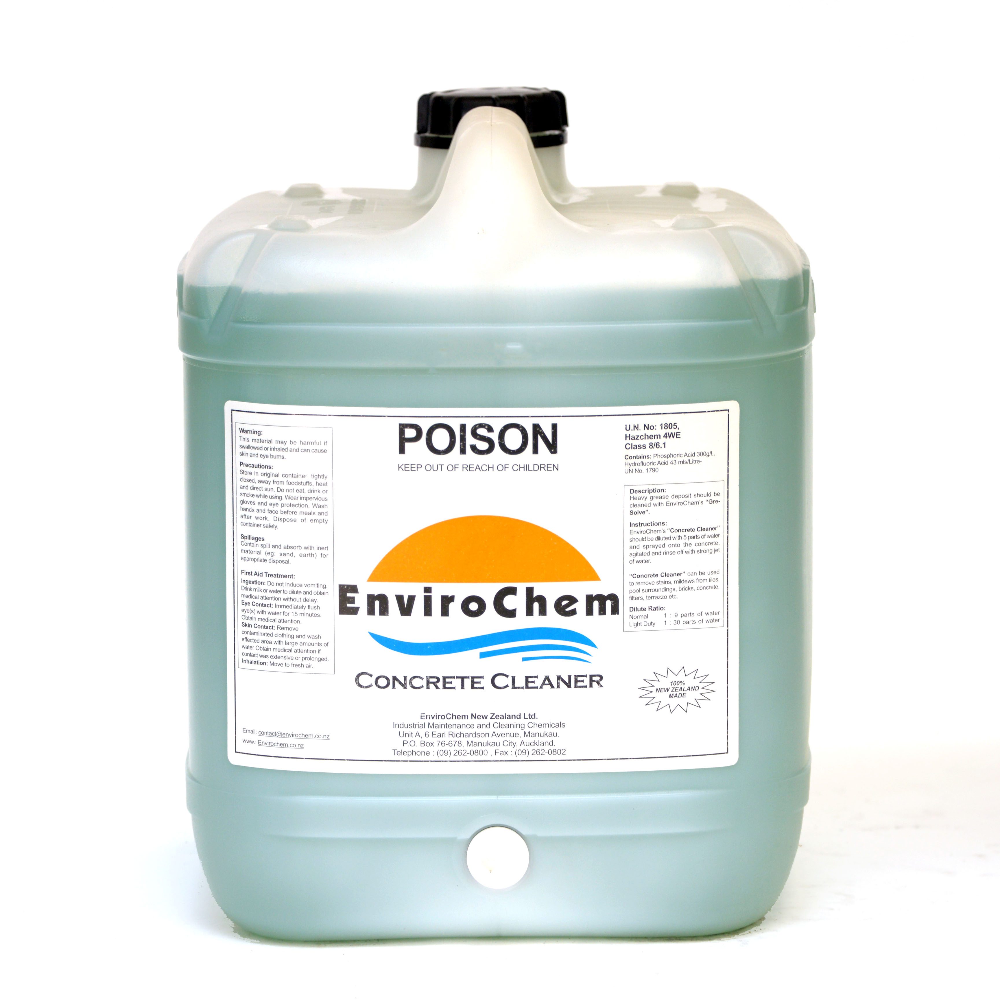 Concrete Cleaner Enviro Chem