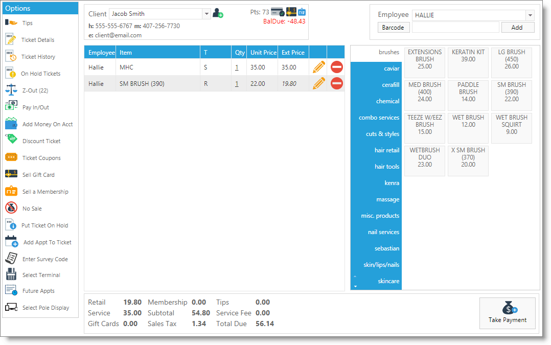 Sales Register (Point Of Sale)