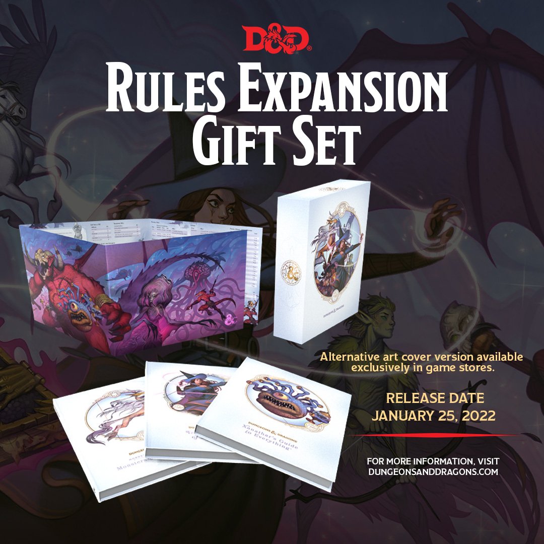 D&D 5E A Closer Look At January's D&D Rules Expansion Gift Set EN