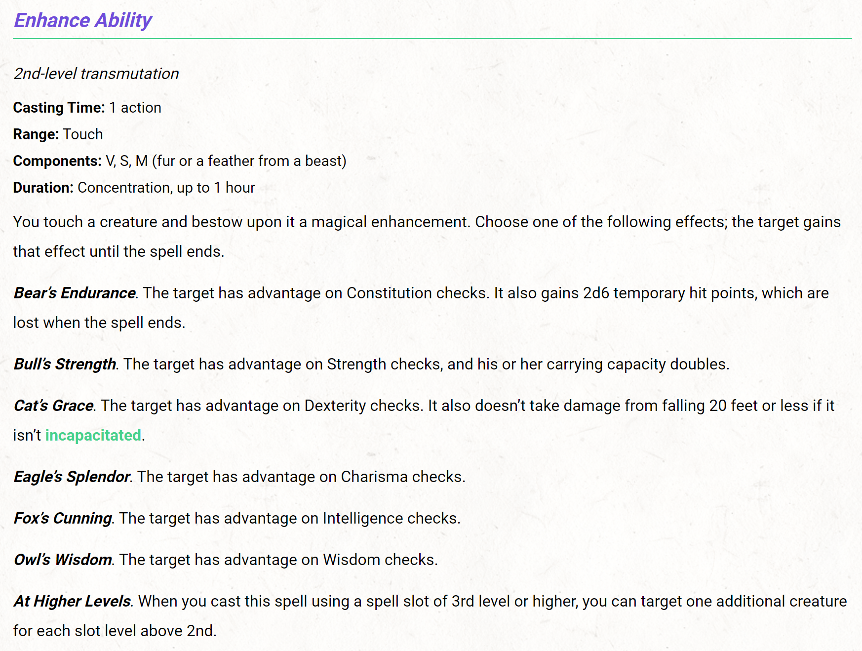 D&D 5E 3 new utility spells dig, flying vessel and increaded load