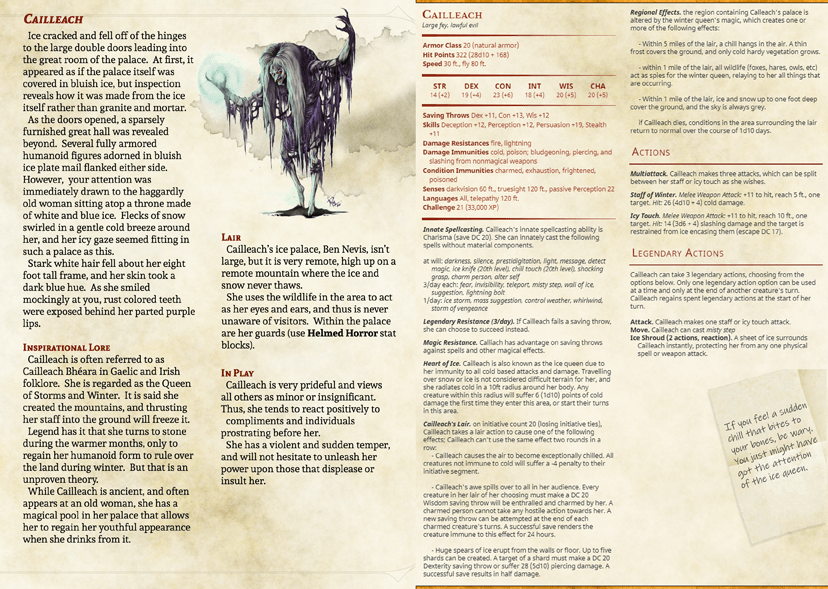 D&D 5E Monster Entries, what stuff do you want? EN World Tabletop