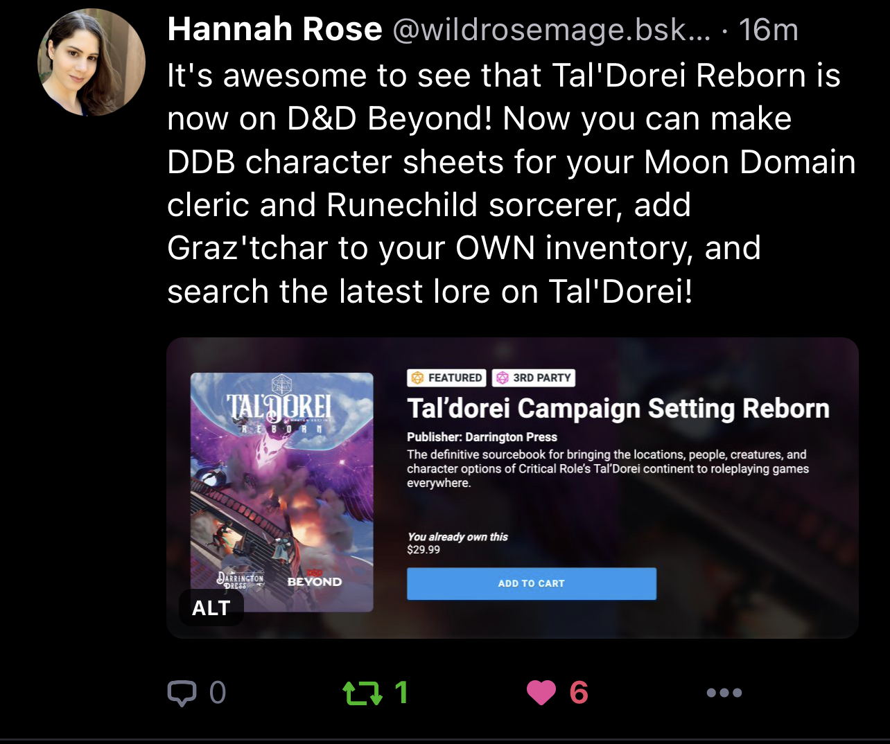 WotC WotC Adds 'Partnered Content' to DnDBeyondStarting With Critical Role's Tal’dorei